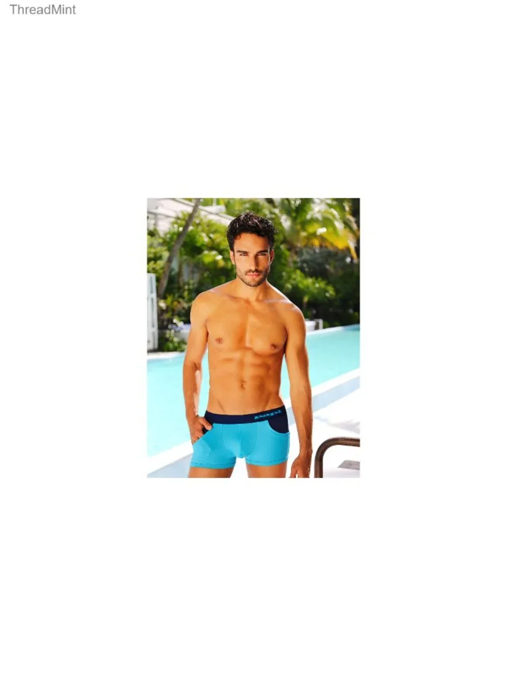 Men's Brazilian Trunks 3 Pack Cotton Spandex Boxer Briefs
